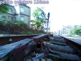 La petite ceinture dans le 13me